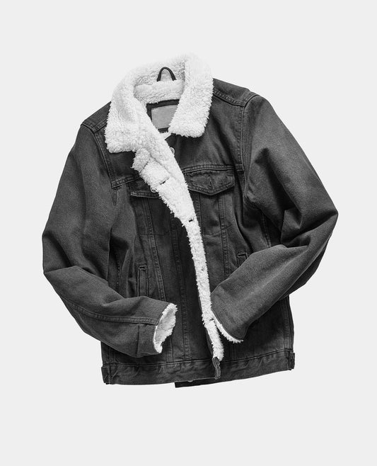 Men’s Sherpa Lined Denim Jacket