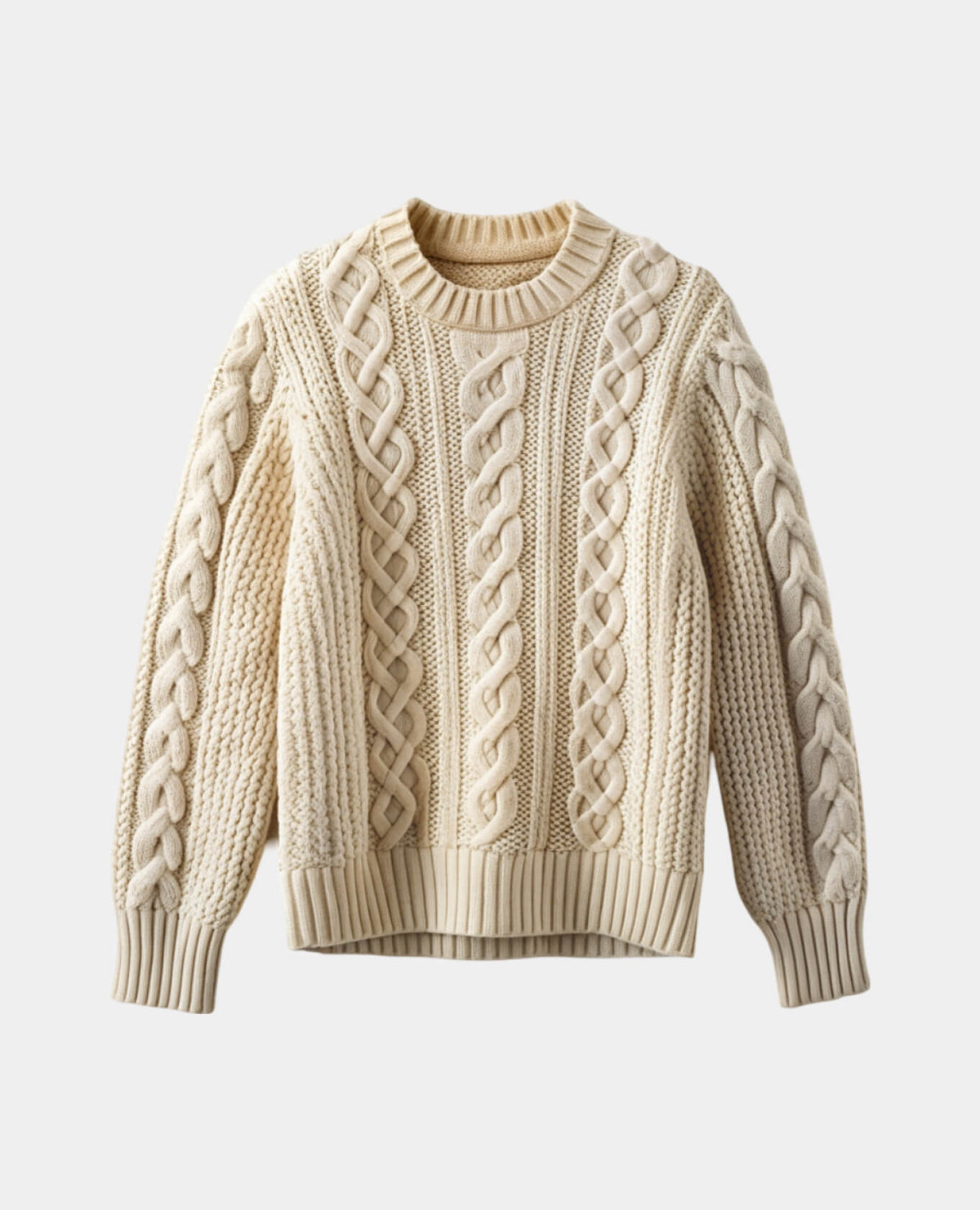 Women’s Solid Oversized Cable Knit Sweater